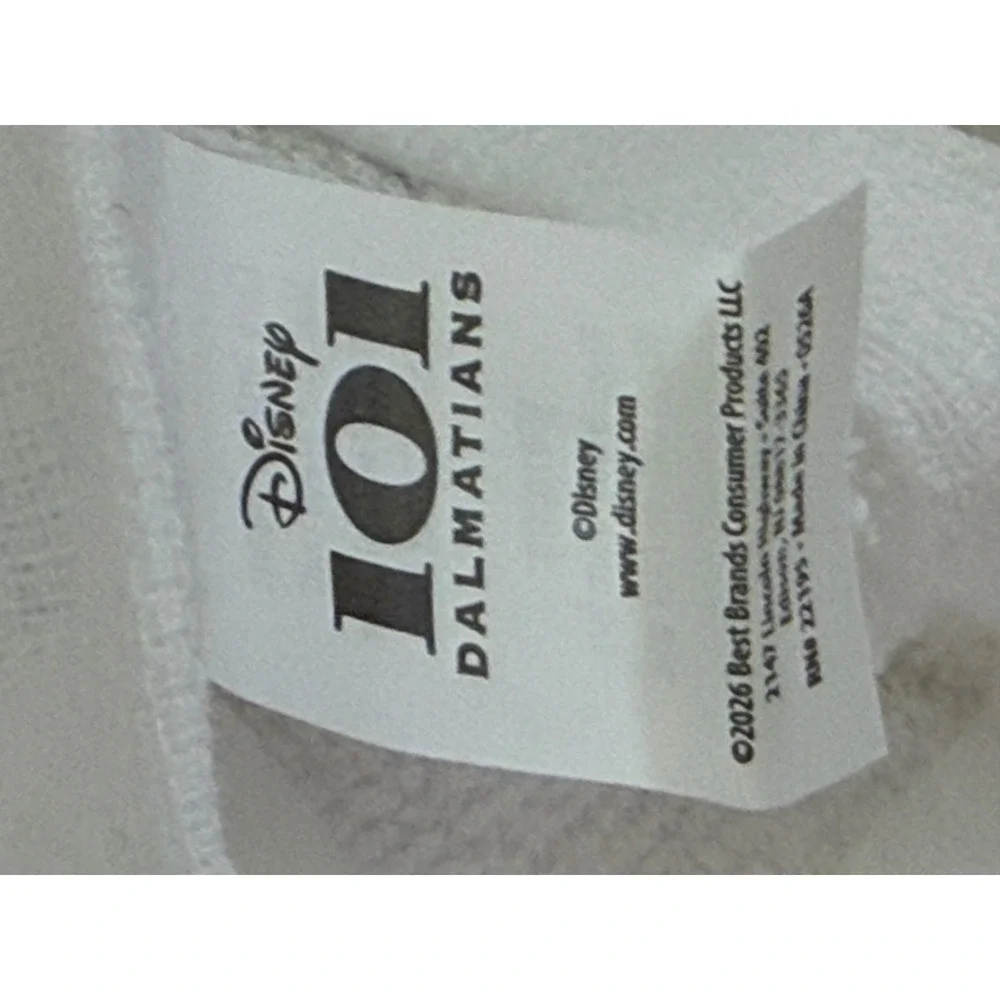 Disney 101 Dalmatians Kitchen Towel Hey There Blue Polka Dot 100% Cotton NEW